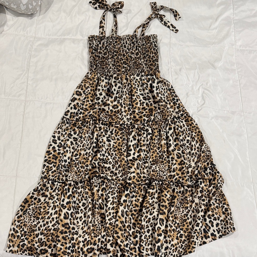 Leopard Print Ladies Dress